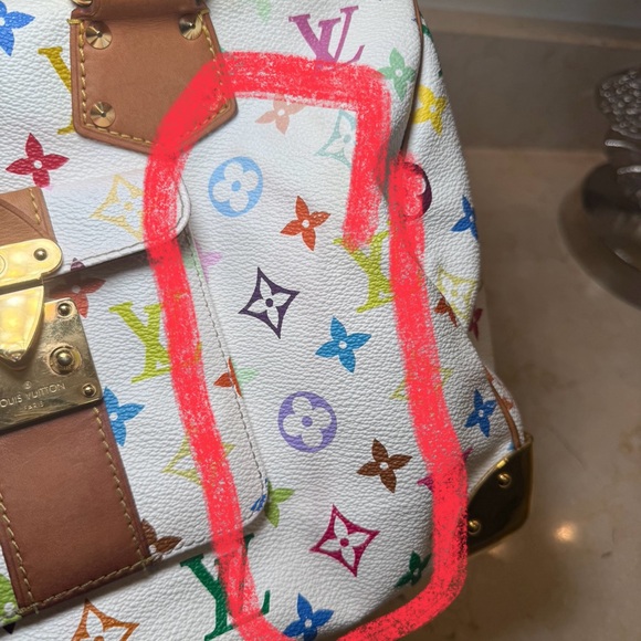 Vintage Louis Vuitton Murakami Speedy 30 – White / Multicolor - Picture 9 of 16